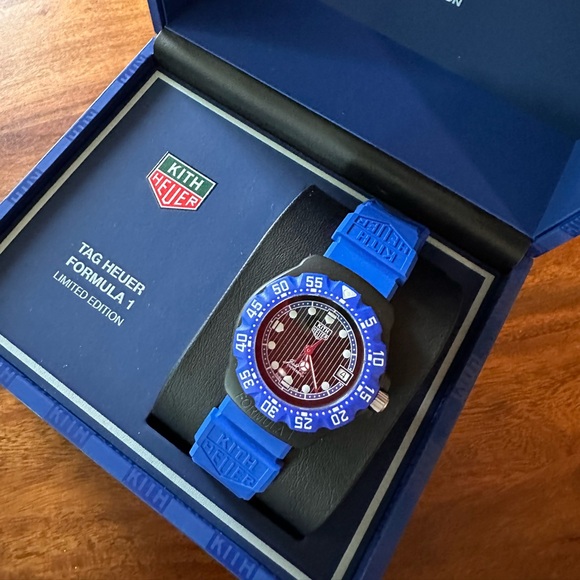 Kith TAG Heuer Formula 1 Limited Edition Blue 35 mm 1 of 825